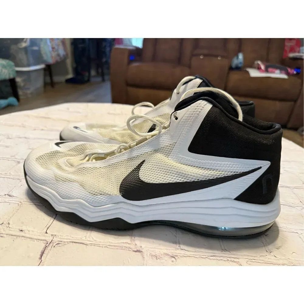 Nike Men's Size 16 Air Audacity Basketball Shoes White Cream Black Athletic